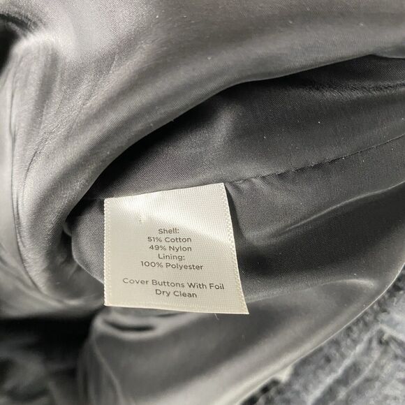 Women's Talbots Black Textured Tweed Jacket Size 10 Career Preppy Old Money - Picture 9 of 9